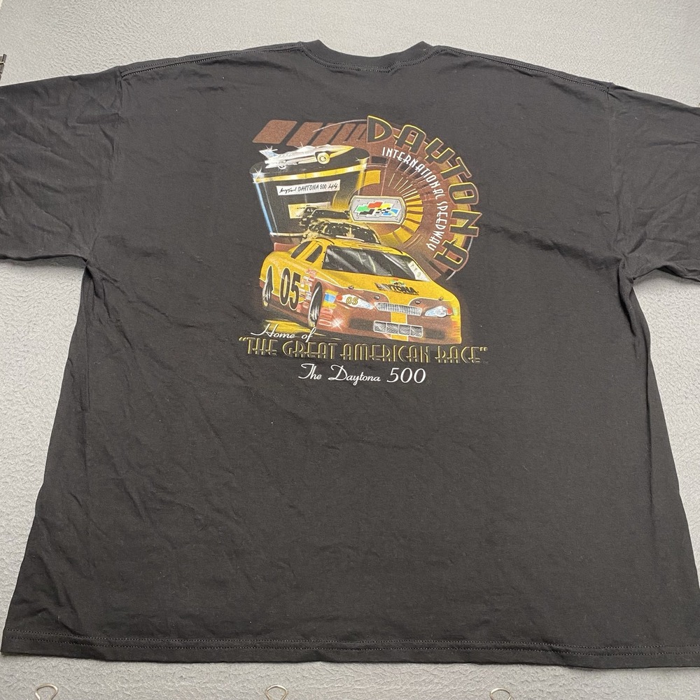 Daytona International Speedway Shirt Mens 3XL Black NASCAR Daytona 500 Gildan